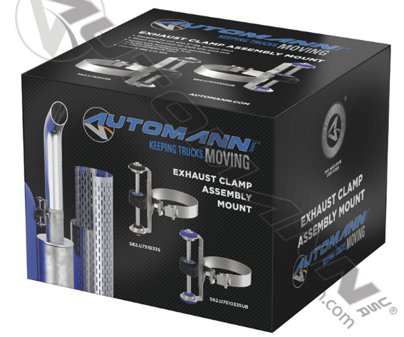 562.U7510335-EXHAUST CLAMP ASSEMBLY MOUNT PETERBILT