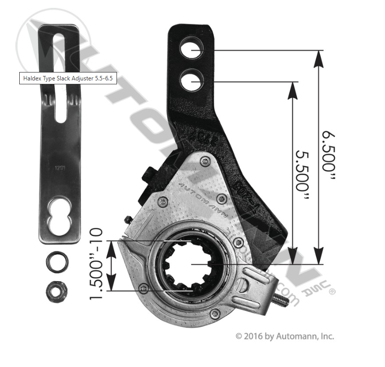 135.1031 - Haldex Type Slack Adjuster 5.5-6.5
