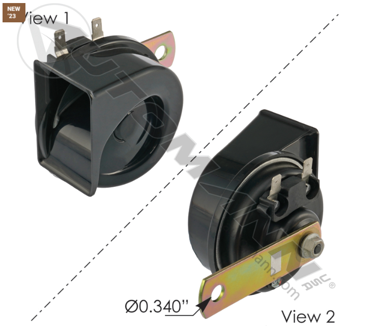 562.H16800AOE-HADLEY ELETCTRIC TRUMPET HORN HIGH TONE