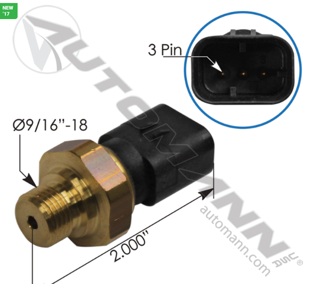 577.90509-TURBO INTEL PRESSURE SENSOR CATERPILLAR 264-6717