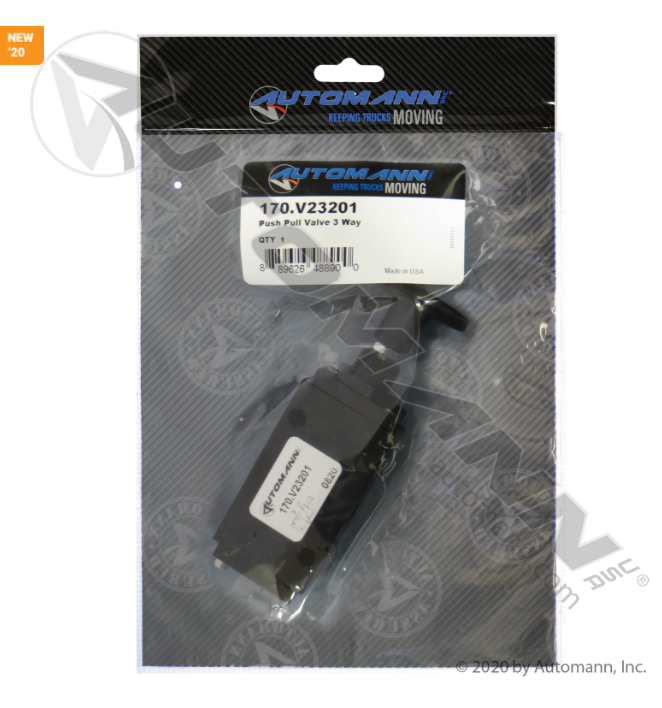 170.V23201-PUSH PULL VALVE 3 WAY ORDERED AS 170V23201
