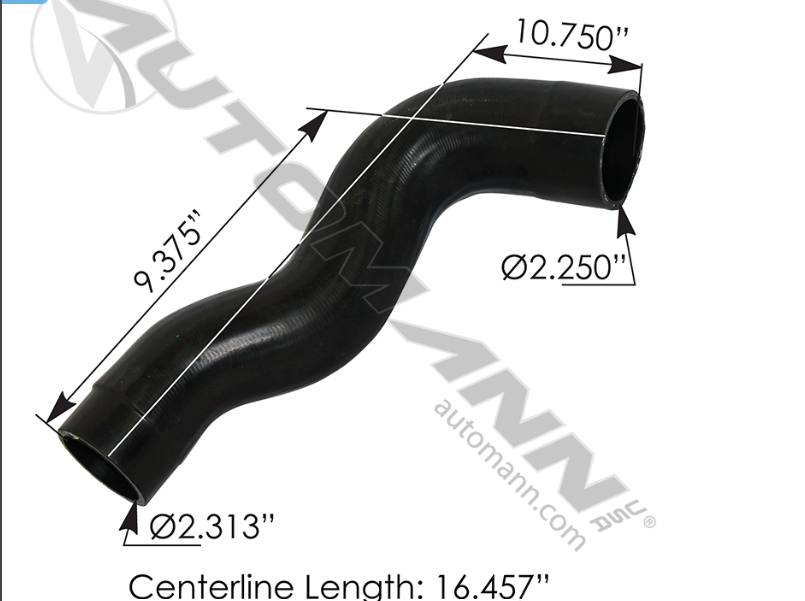 561.96468-COOLING HOSE UPPER VOLVO-MACK..ORDERED AS 56196468