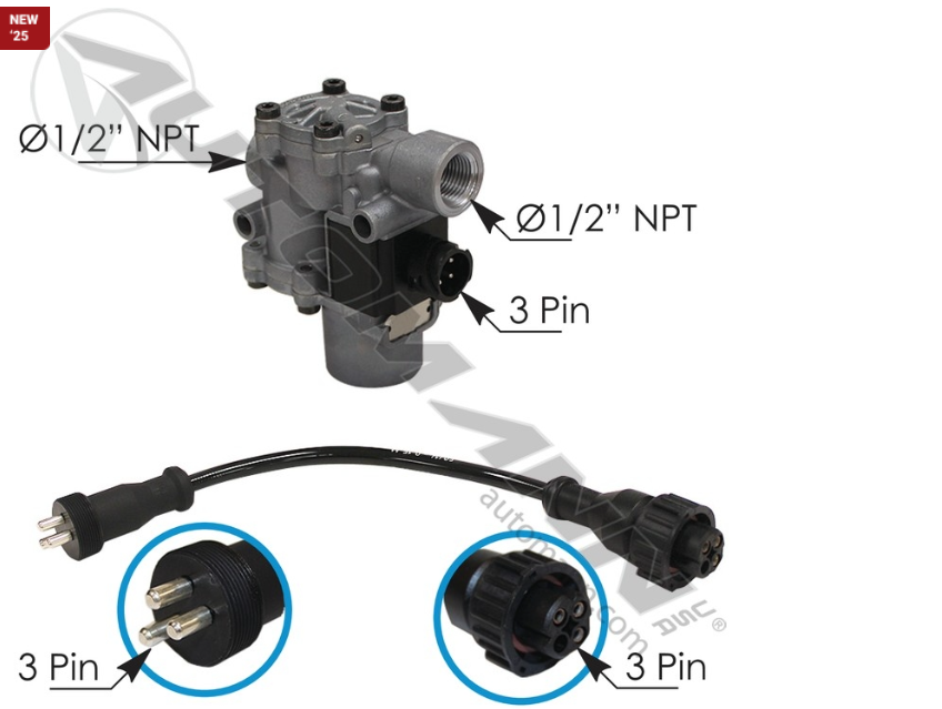 170.950127ST-Wabco Modulator/Adapter Kit WAB 472 195 052 0 4006110260, R950127ST