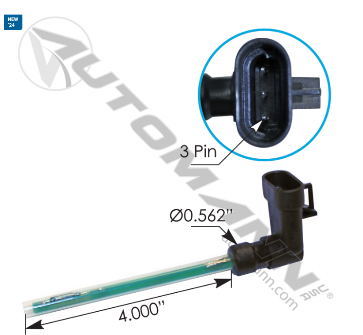 577.96504S-COOLANT LEVEL SENSOR SHORT VOLVO