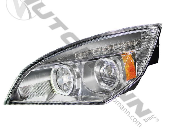 564.46001DCY-HEADLAMP LH CHROME LED FREIGHTLINER P4