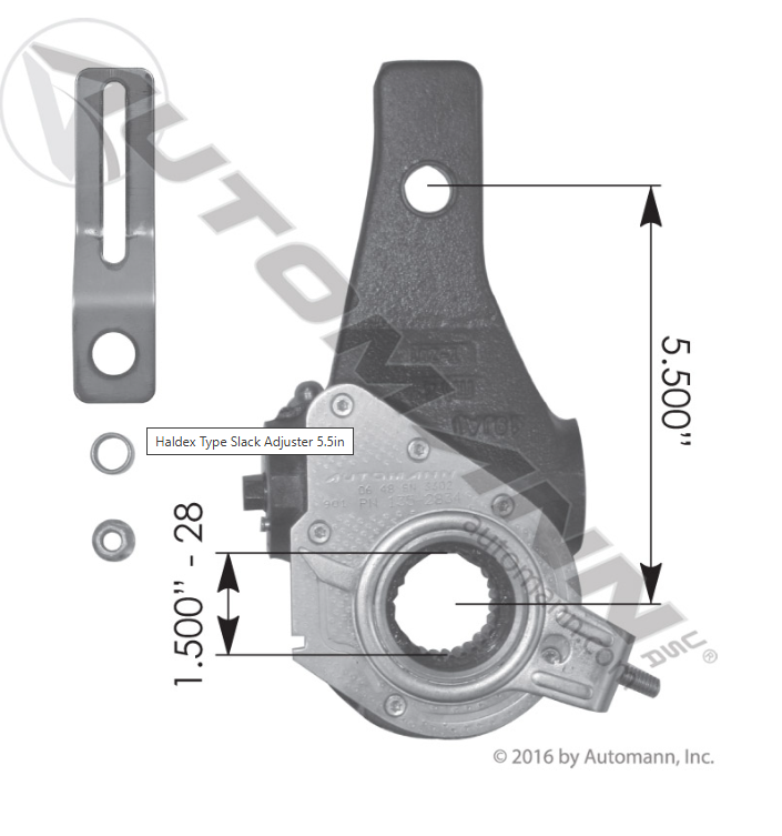 135.2834 - Haldex Type Slack Adjuster 5.5in