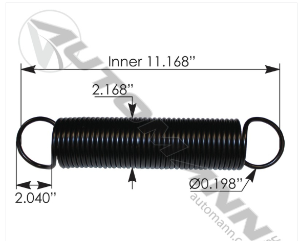 HOOD SPRING FREIGHTLINER