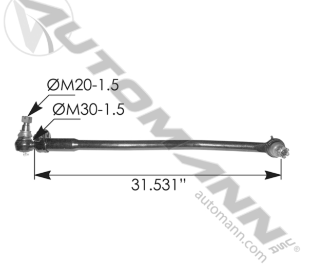 463.DS9622-DRAG LINK 33.000in C to C Volvo 85128559