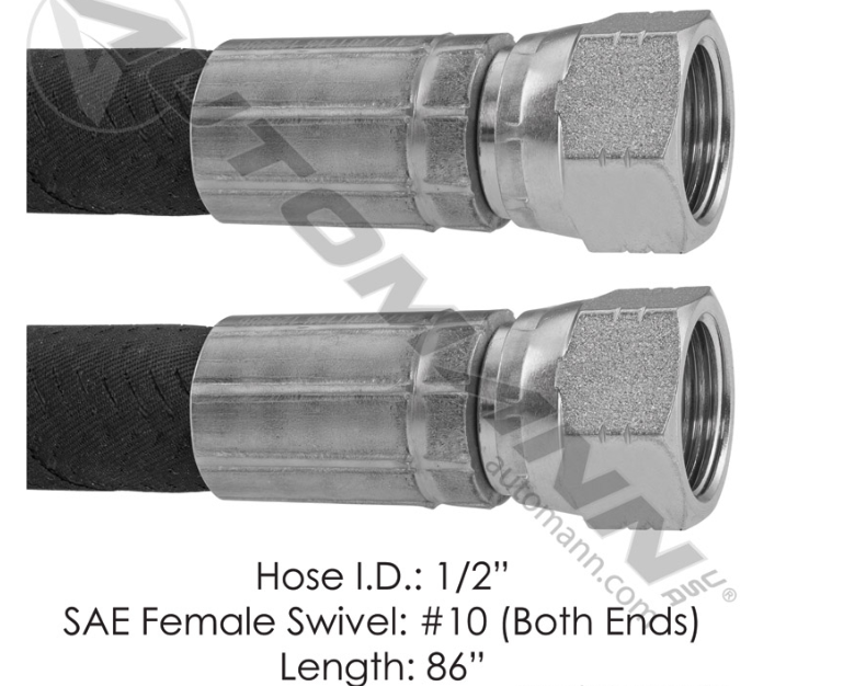 177.101186-DISCHARGE HOSE 2 FEM SAE SWIVEL 86IN FTL