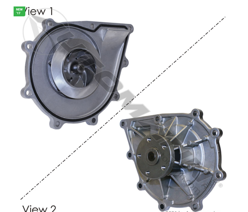 800.472204-WATER PUMP DETROIT DIESEL DD13 DD15 DD16 EA4722000401, EA4722000101, 44057HD