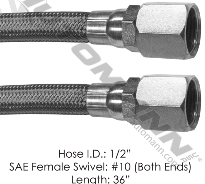 177.10136-DISCHARGE HOSE-FEMALE SWIVELS 36.000IN ORDERED AS : 17710136