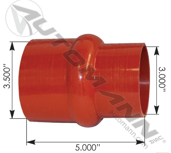 561.1406-COOLANT HUMP HOSE REDUCER HOT SIDE