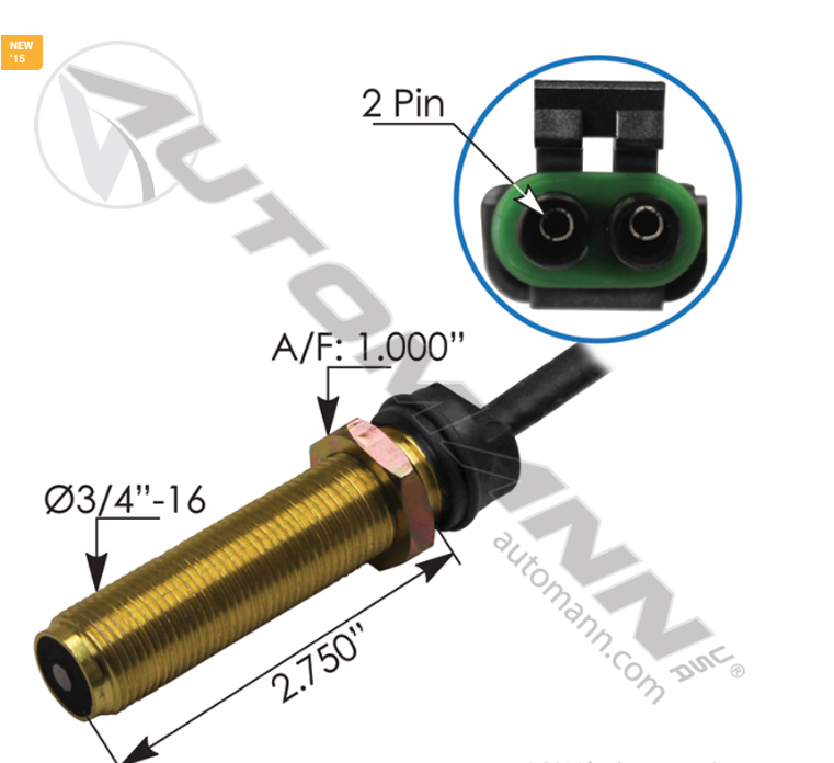 577.96501-TACHOMETER SENSOR MACK VOLVO