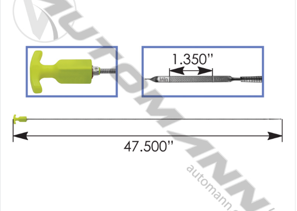 572.23915-ENGINE OIL DIPSTICK DETROIT
