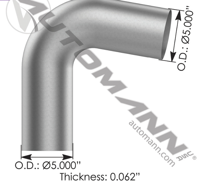 562.U4612099A-EXHAUST ELBOW ALZ FT