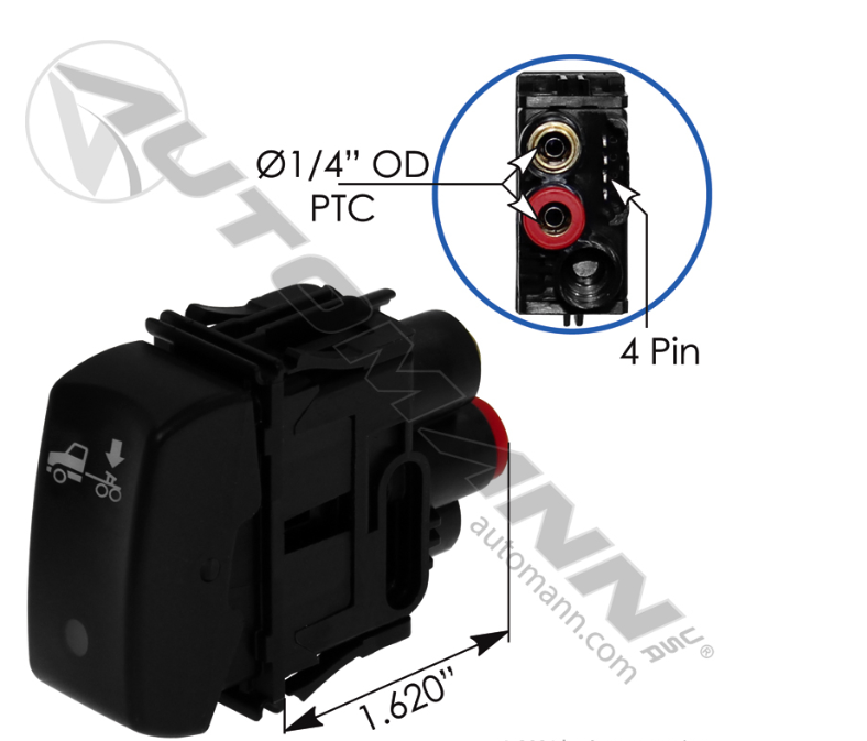 170.1247-AIR VALVE SUSPENSION DUMP KENWORTH