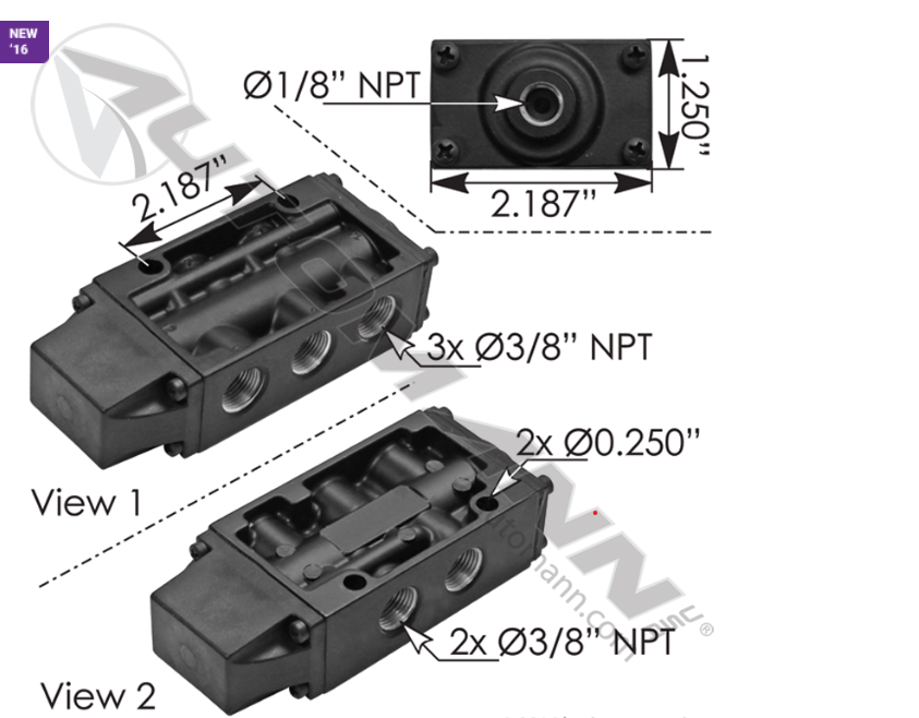 170.K71001-AIR PILOT SPOOL VALVE