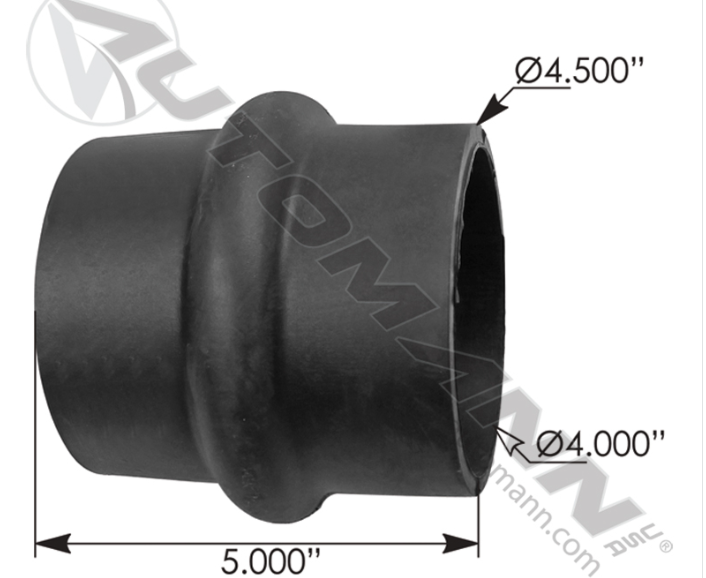 561.4777-HUMP HOSE RUBBER 4IN ID