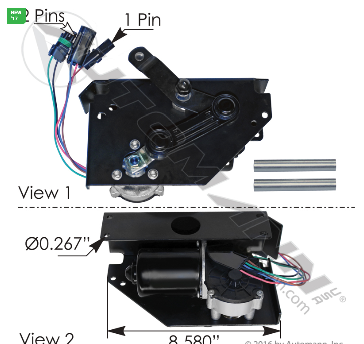 577.46922-WIPER MOTOR COMPLETE FREIGHTLINER