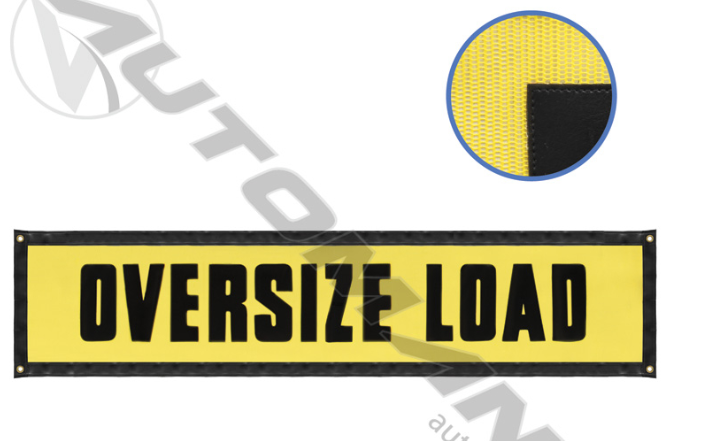 571.SB115M-BANNER 84IN X 18IN OVERSIZED LOAD MESH