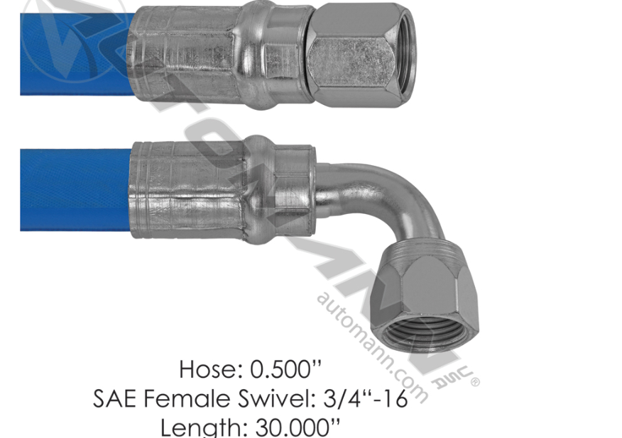 561.5943-POWER STEERING HOSE KW-PB