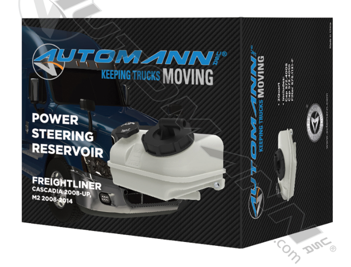 575.1076-POWE STEERING RESERVOIR FREIGHTLINER 08-'14 M2..'08-Up Cascadia