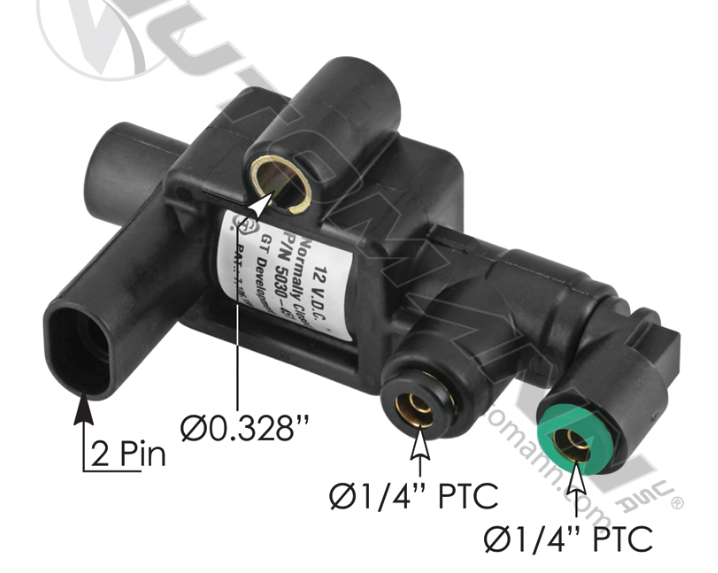 173.1108GT-SOLENOID 3-WAY NC GT DEVELOPMENT Kenworth, Paccar, Peterbilt