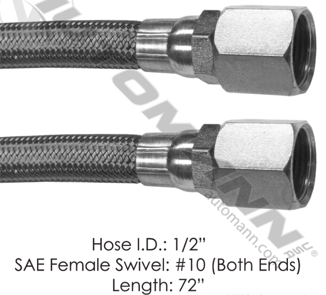 177.10172-DISCHARGE HOSE - FEMALE SWIVELS 72.000IN ORDERED AS : 17710172