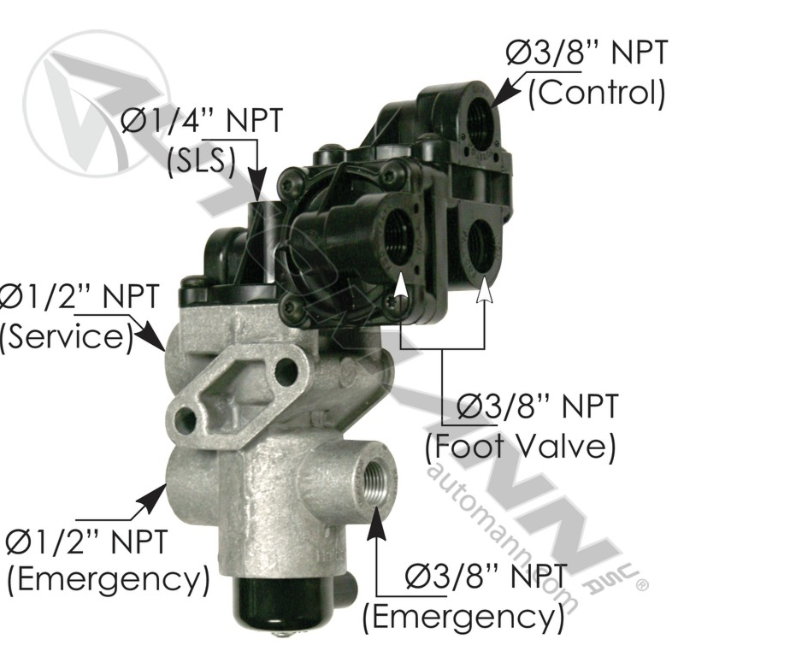 170.KN34110-MIDLAND TYPE TRACTOR PROTECTION VALVE HDX KN34110