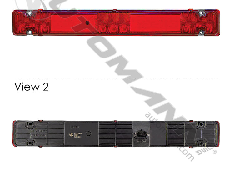 571.LD2X16R9-CHMSL S/T/TIN X16IN LED 9-DIODE RED