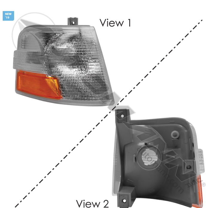 564.96024C-TURN SIGNAL LAMP CLEAR RH VOLVO