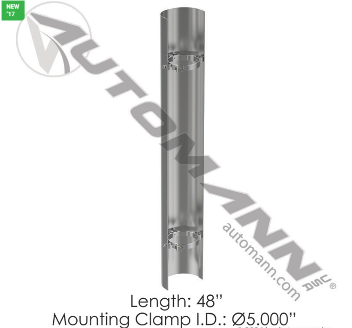 562.U6351SS-HEAT SHIELD 5 IN SOLID