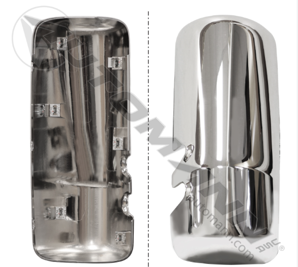 563.59043C-Mirror Back Cover LH Chrome Kenworth