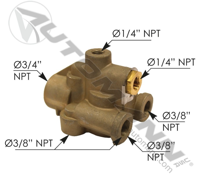 170.51301-TEV TYPE SPRING BRAKE VALVE