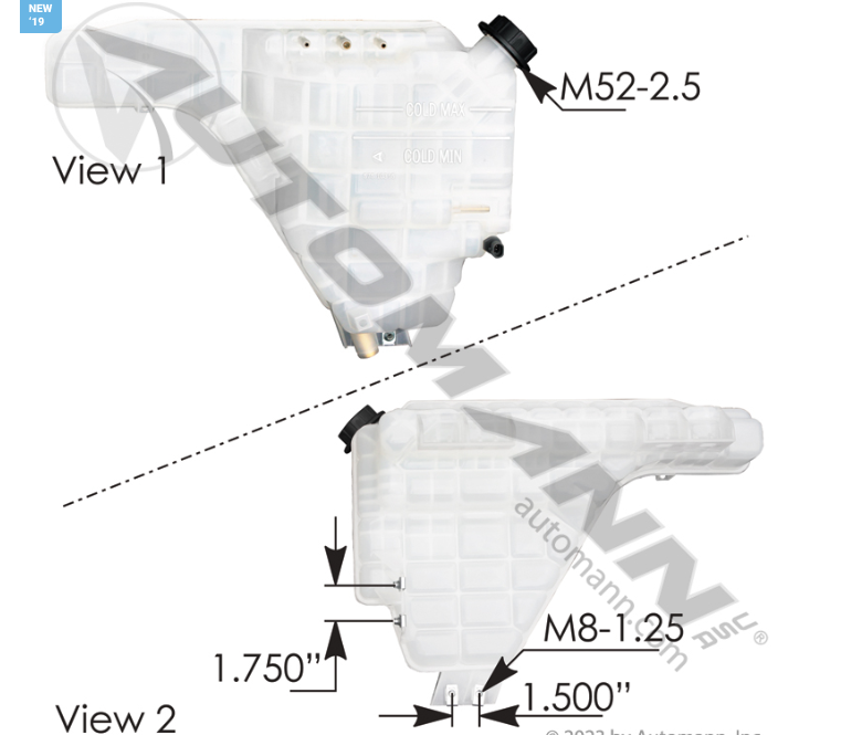 575.10315-COOLANT RESERVOIR IHC