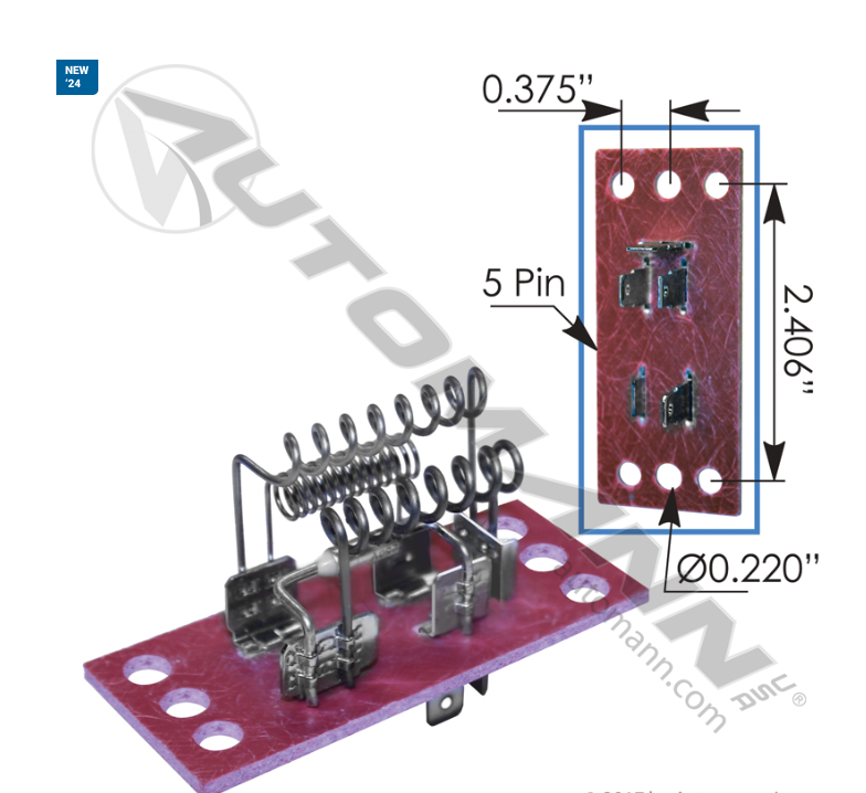 577.55594-BLOWER MOTOR RESISTOR IHC