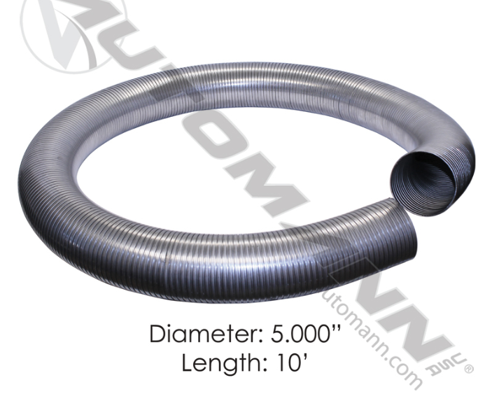 562.U7250-10SS-FLEX TUBING 5IN X 10FT 409SS