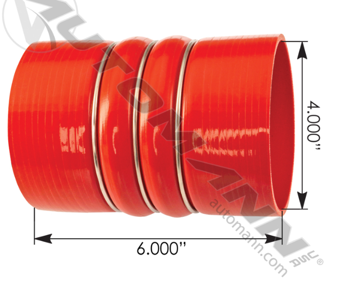 561.75716-COOLANT HUMP HOSE HOT SIDE 4X6