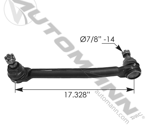 463.DS7562-DRAG LINK 17.00 IN C TO C LH PETERBILT J20-6004-002 J206004002