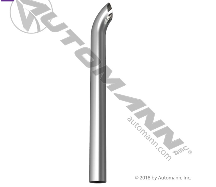 562.U5560SC-CHROME STACK 60IN LENGTH 5IN OD