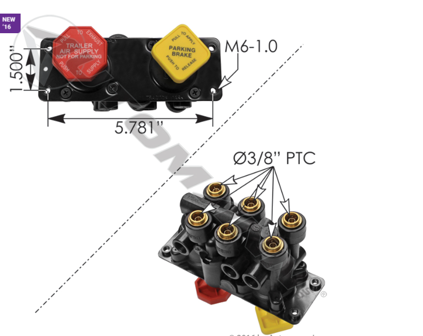 170.KN20607WF-MANIFOLD DASH CONTROL MODULE