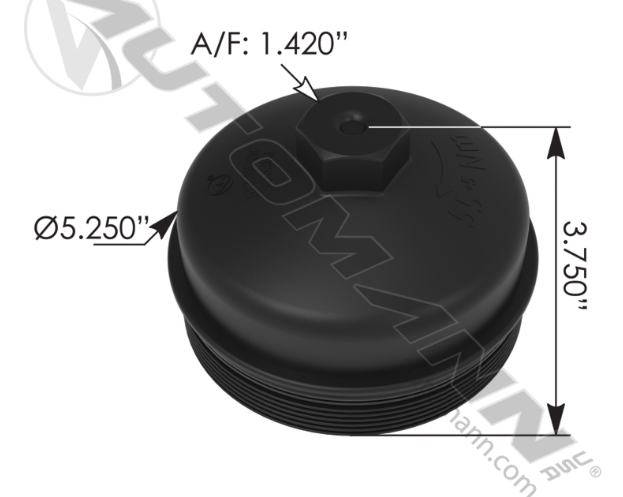 572.46508-FUEL FILTER CAP DETROIT DD15 DDE A4730920508