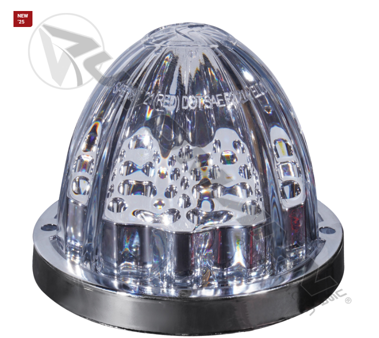 571.LD323GEMCA-CAB LIGHT DUAL FUNCTION WATERMELON GEM