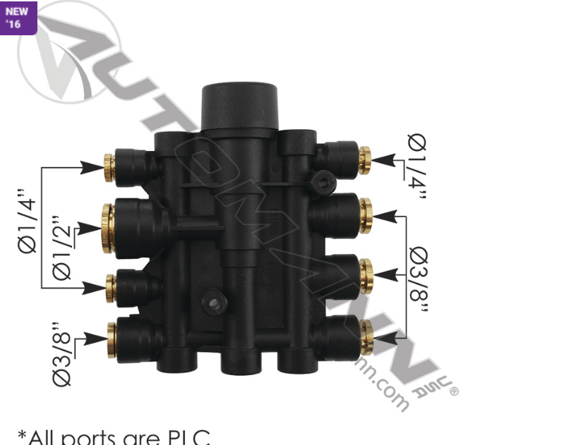 170.1022-AIR PPV MANIFOLD Mack, Volvo 2010-Up