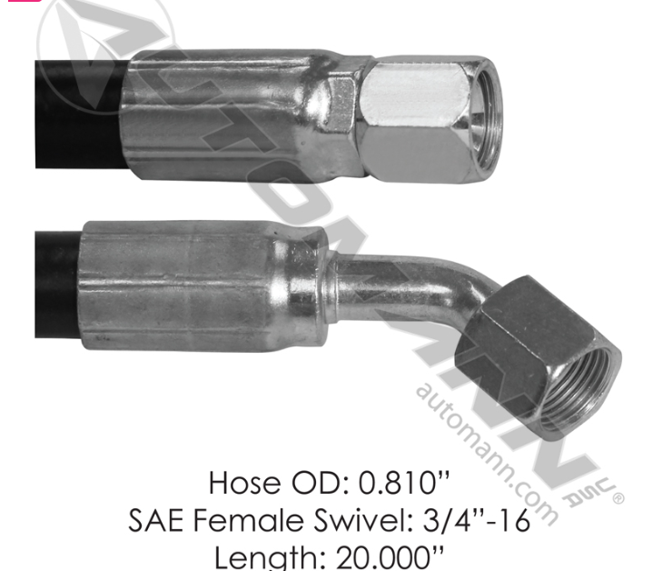 561.46442-POWER STEERING HOSE FREIGHTLINER 20IN