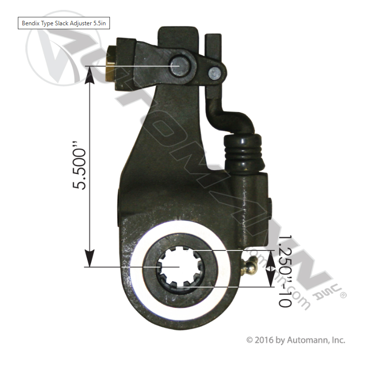 137.1010 - Bendix Type Slack Adjuster 5.5in