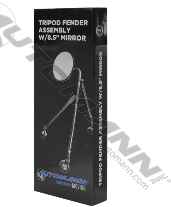 563.9018-FENDER TRIPOD ASSY W/8.5IN MIRROR SS