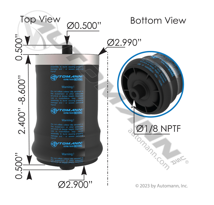 ABSZ70-7087 - Air Spring Cabin