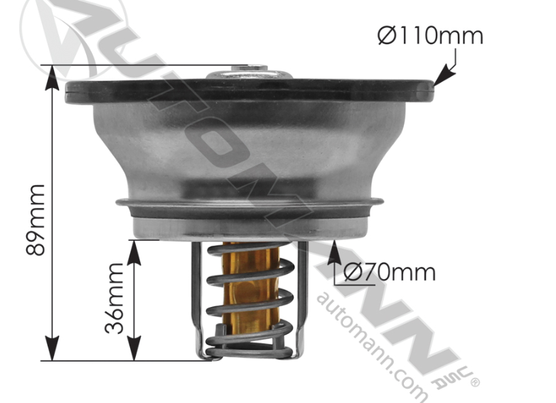 840.TH622639MA-THERMOSTAT HEAVY DUTY Mack MP7 MP8 Volvo D11 D13