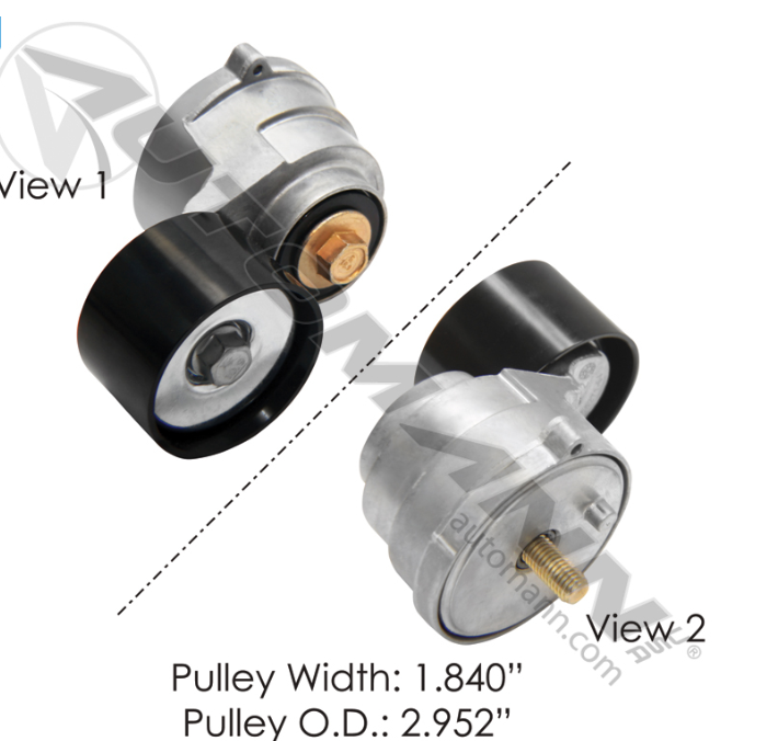 819.75061-BELT TENSIONER ASSEMBLY 1971873PE, 2140648PE, 2143061PE 65027-04 6502704 PACCAR 2143061 6527104 ...